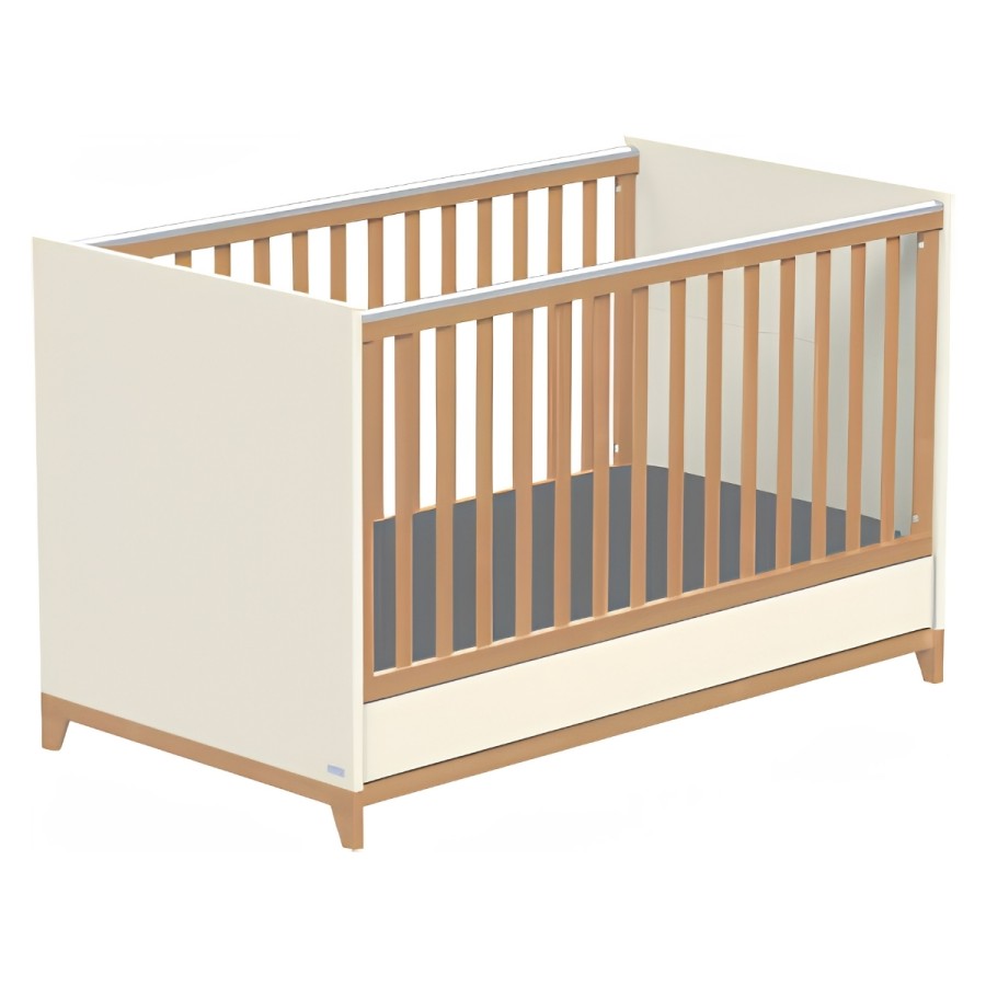 Casababy Zoom Vanilla Βρεφικό Κρεβάτι Μετατρεπόμενο Σε Προεφηβικό