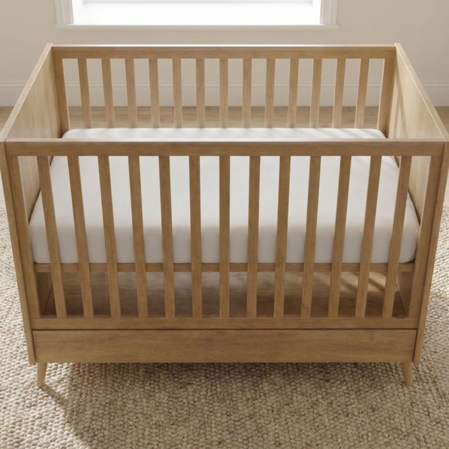 Casababy Elia Oak Σετ Βρεφικού Δωματίου με Κρεβάτι 70x140 & Συρταριέρα