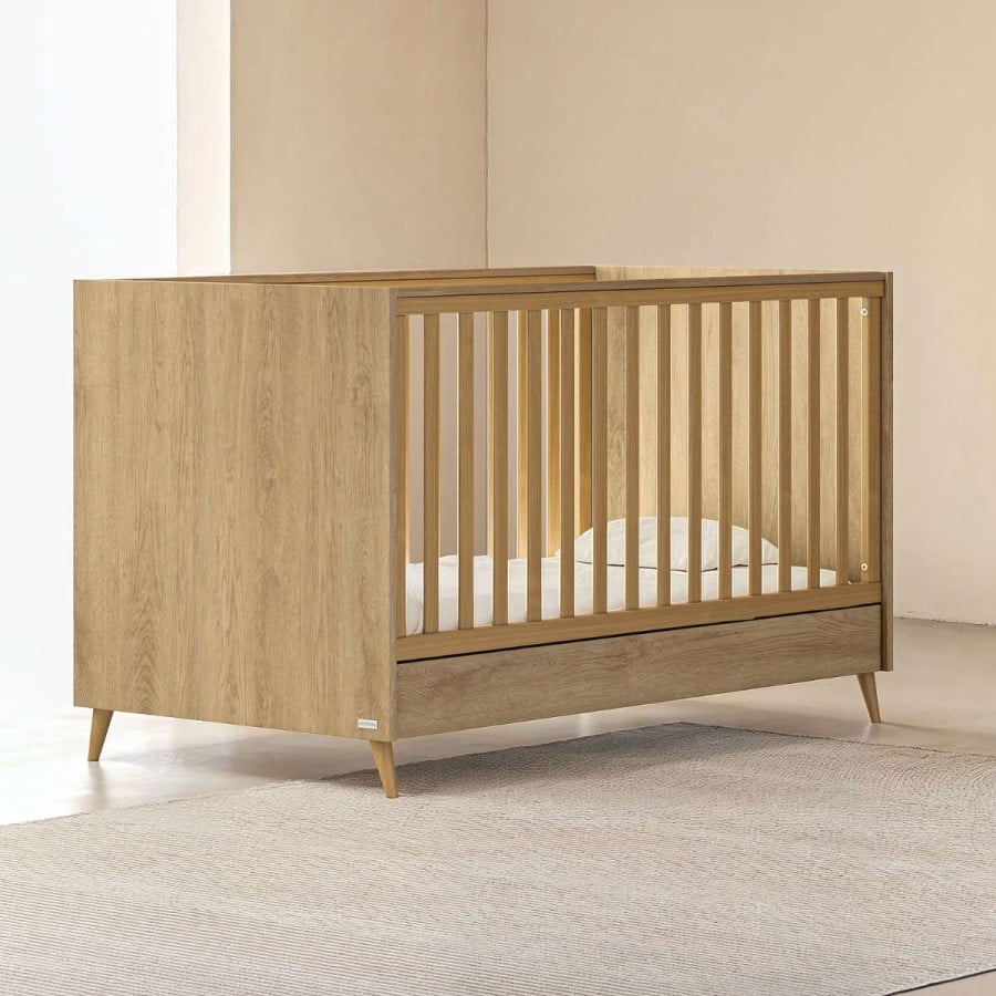 Casababy Elia Oak Σετ Βρεφικού Δωματίου με Κρεβάτι 70x140 & Συρταριέρα