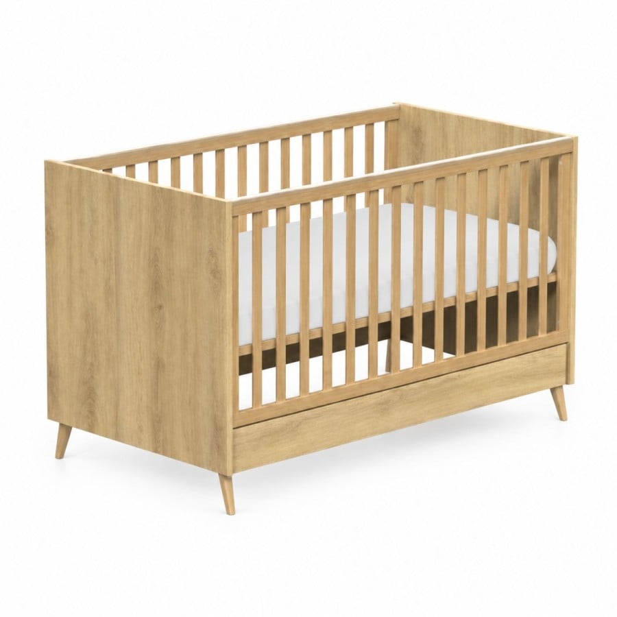 Casababy Elia Oak Σετ Βρεφικού Δωματίου με Κρεβάτι 70x140 & Συρταριέρα