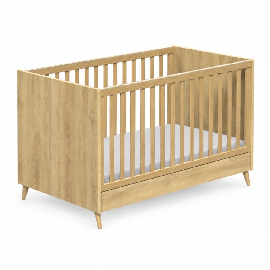Casababy Elia Oak Σετ Βρεφικού Δωματίου με Κρεβάτι 70x140 & Συρταριέρα