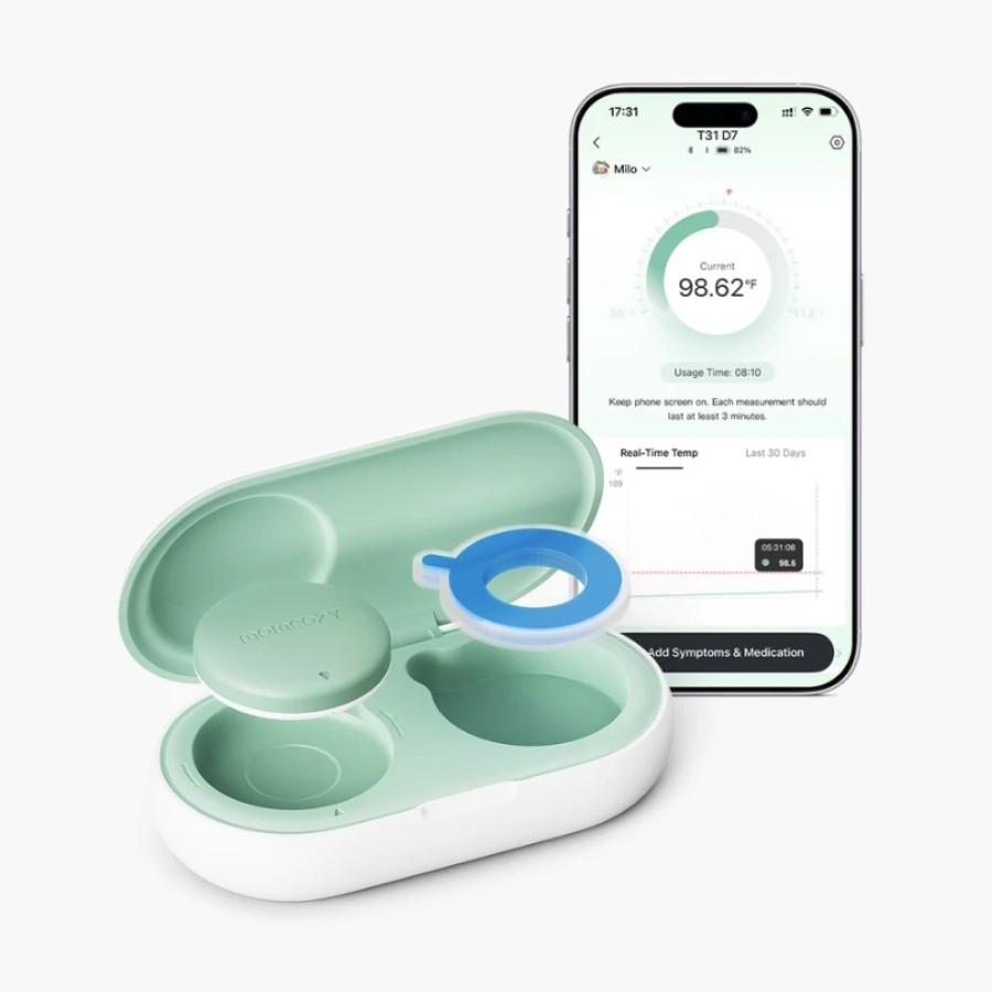Momcozy T31 Smart Βρεφικό Θερμόμετρο Wearable – Συνεχής Παρακολούθηση Θερμοκρασίας με App