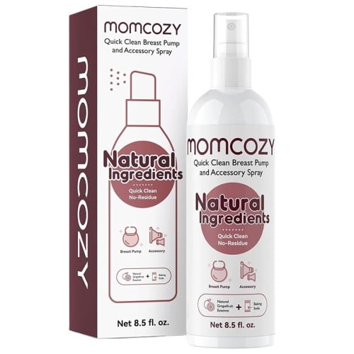 Momcozy QC001 Σπρέι Καθαρισμού Θηλάστρου 250ml – Φυτική Σύνθεση & Γκρέιπφρουτ