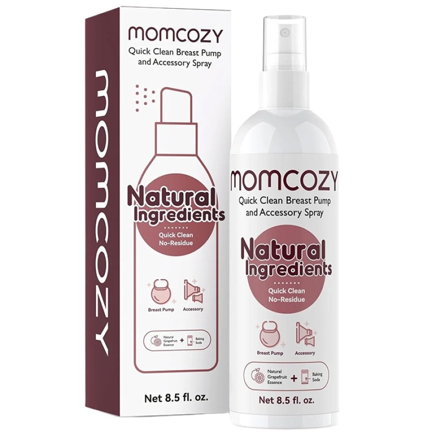 Momcozy QC001 Σπρέι Καθαρισμού Θηλάστρου 250ml – Φυτική Σύνθεση & Γκρέιπφρουτ