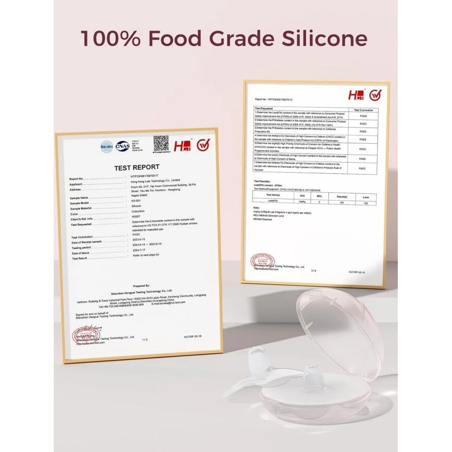 Momcozy Silicone Nipple Shields 20mm – Προστατευτικά Θηλών Σιλικόνης 2τμχ