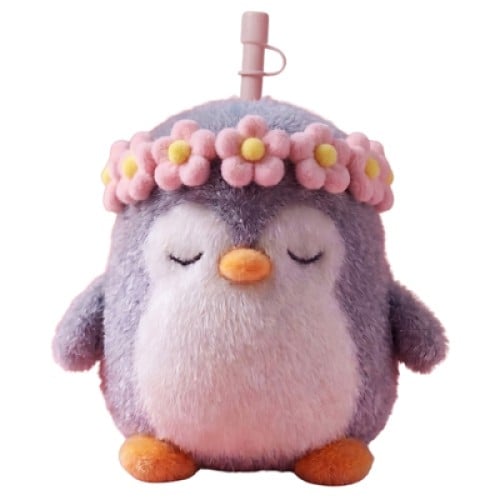 Μπουκάλι Θερμός 360ml με Λούτρινη Θήκη ASOBU Fuzzie Penguin