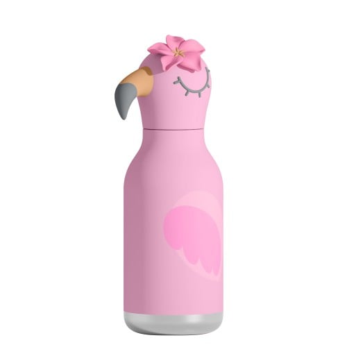 Παιδικό Μπουκάλι Θερμός με Καλαμάκι 460ml ASOBU Bestie Flamingo