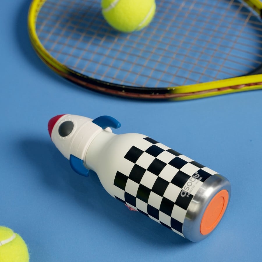 Παιδικό Μπουκάλι Θερμός με Καλαμάκι 460ml ASOBU Bestie Rocket
