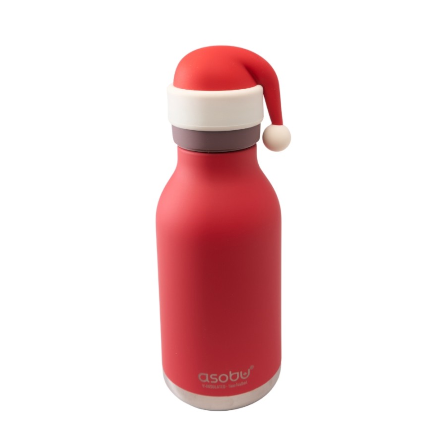 Παιδικό Μπουκάλι Θερμός με Καλαμάκι 460ml ASOBU Bestie Santa