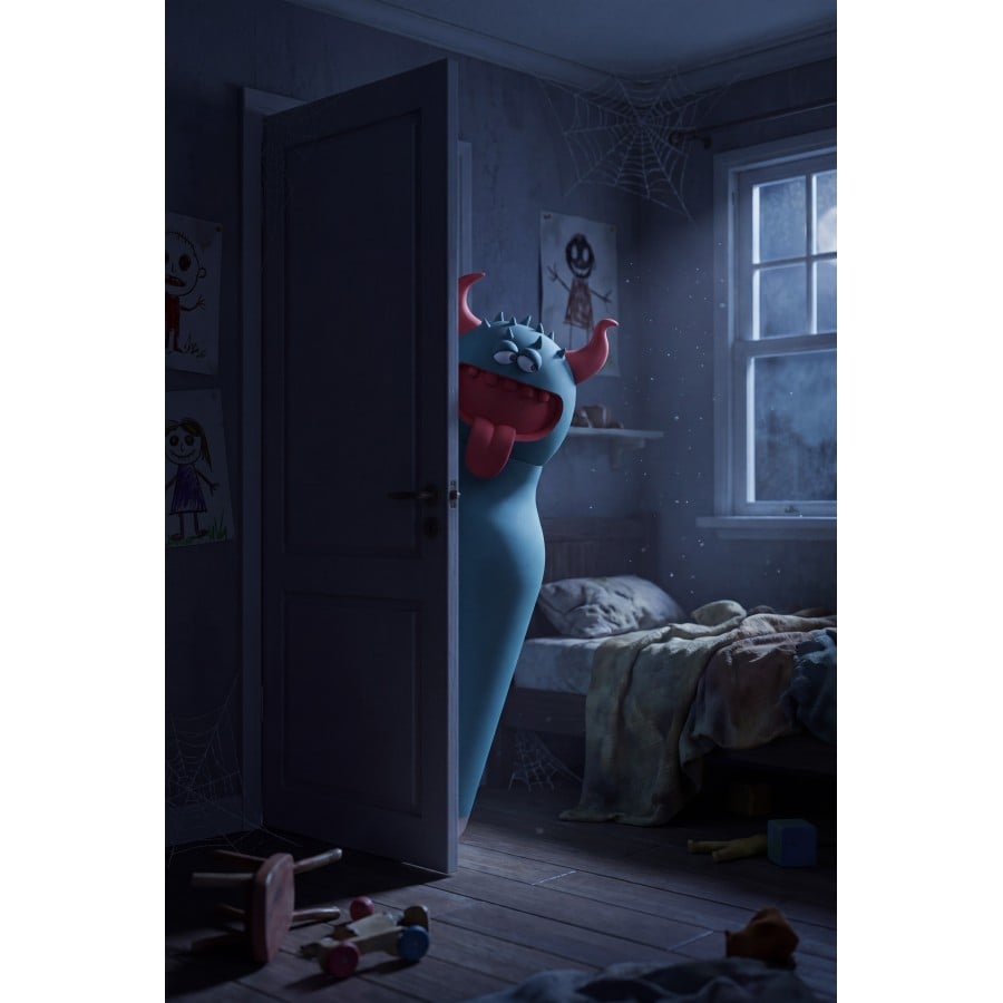 Παιδικό Μπουκάλι Θερμός με Καλαμάκι 460ml ASOBU Spookie Beast