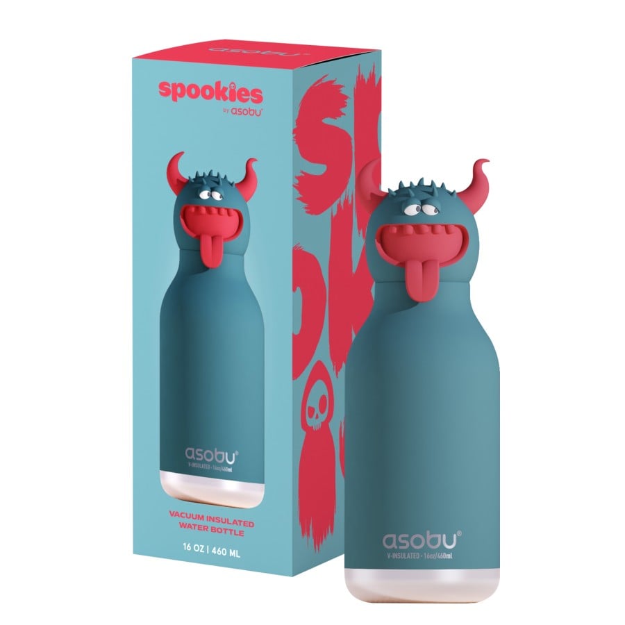 Παιδικό Μπουκάλι Θερμός με Καλαμάκι 460ml ASOBU Spookie Beast
