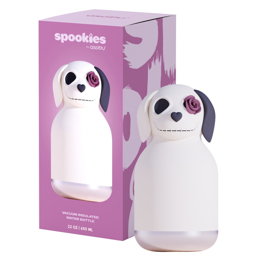 Παιδικό Μπουκάλι Θερμός με Καλαμάκι 660ml ASOBU Maxi Spookie Undead Dog