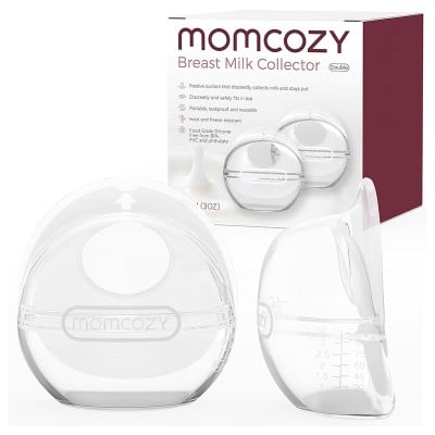 Momcozy Breast Milk Collector 90ml – Επαναχρησιμοποιούμενοι Συλλέκτες Μητρικού Γάλακτος 2τμχ