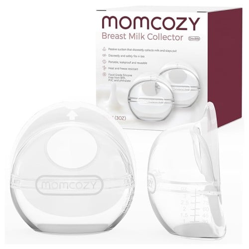 Momcozy Breast Milk Collector 90ml – Επαναχρησιμοποιούμενοι Συλλέκτες Μητρικού Γάλακτος 2τμχ