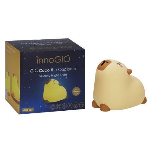 Φωτιστικό Νυκτός Σιλικόνης -InnoGIO GIOcoco the Capybara GIO-157 