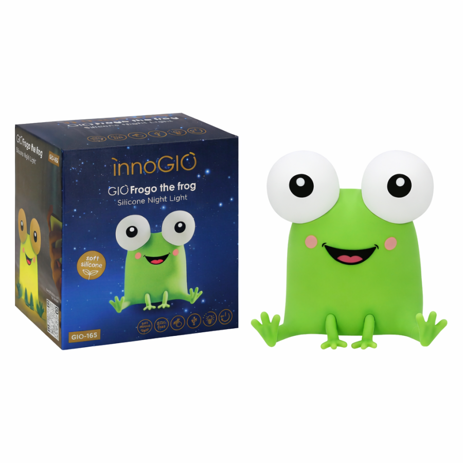  Φωτιστικό Νυκτός Σιλικόνης - InnoGIO GIOfrogo the Frog GIO-165 