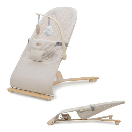 Ρηλάξ Μωρού Kinderkraft MIMI Wood Beige
