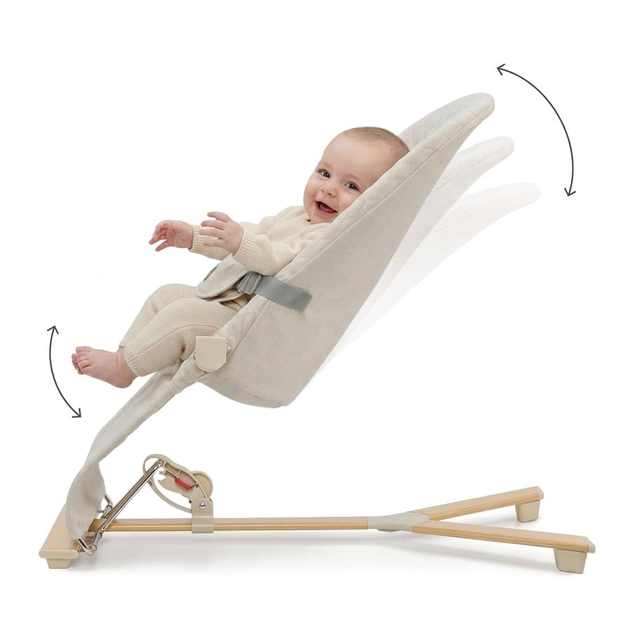 Ρηλάξ Μωρού Kinderkraft MIMI Wood Beige