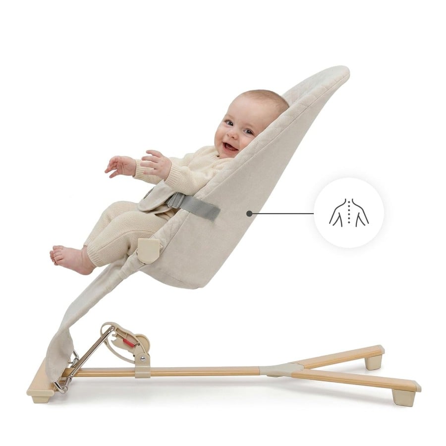 Ρηλάξ Μωρού Kinderkraft MIMI Wood Beige