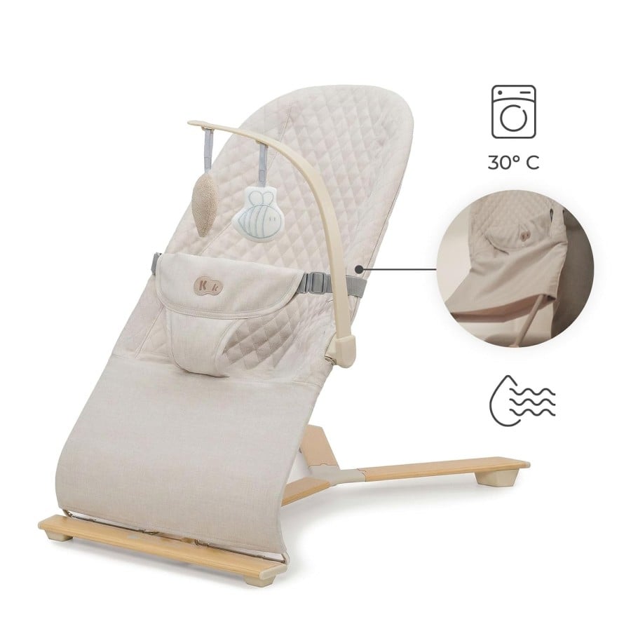 Ρηλάξ Μωρού Kinderkraft MIMI Wood Beige