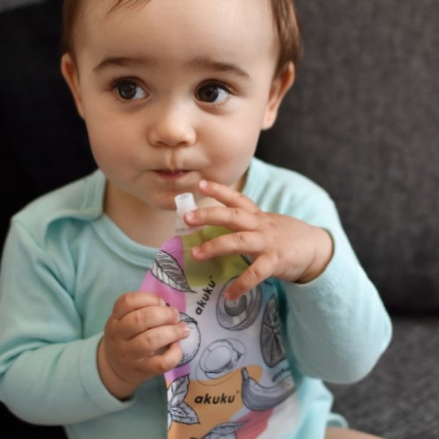 Reusable Food Pouch με στόμιο