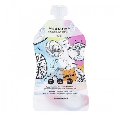 Reusable Food Pouch με στόμιο