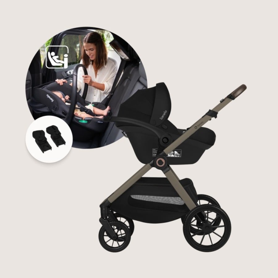 Lionelo Layla 3 σε 1 Καρότσι Βρεφικό έως 22kg Beige Sand