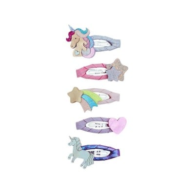 Παιδικά Κοκαλάκια Μαλλιών Mimi & Lula Unicorland Mini Hair Clips 5τμχ.