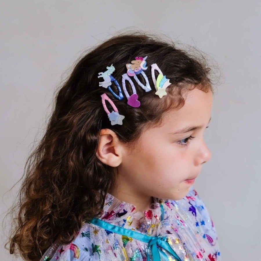 Παιδικά Κοκαλάκια Μαλλιών Mimi & Lula Unicorland Mini Hair Clips 5τμχ.
