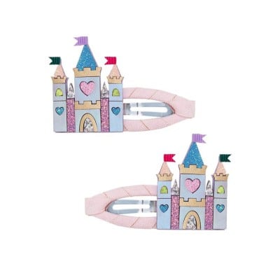Παιδικά Κοκαλάκια Μαλλιών Mimi & Lula Rainbow Castle Hair Clips 2τμχ.