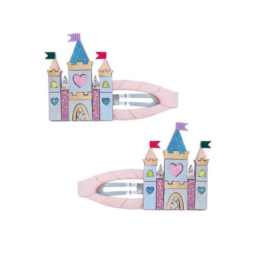 Παιδικά Κοκαλάκια Μαλλιών Mimi & Lula Rainbow Castle Hair Clips 2τμχ.