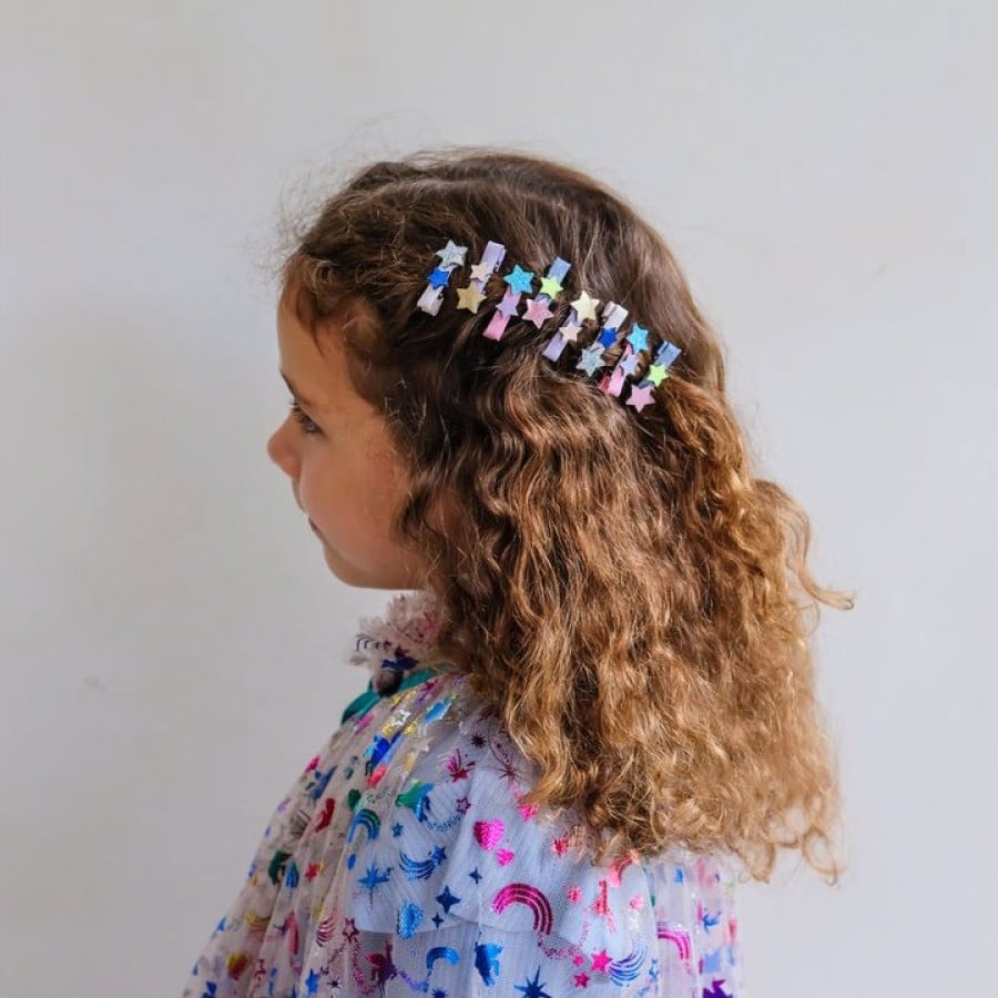 Παιδικά Κοκαλάκια Μαλλιών Mimi & Lula Teeny Ween Star Salon Star Salon Hair Clips 8τμχ.