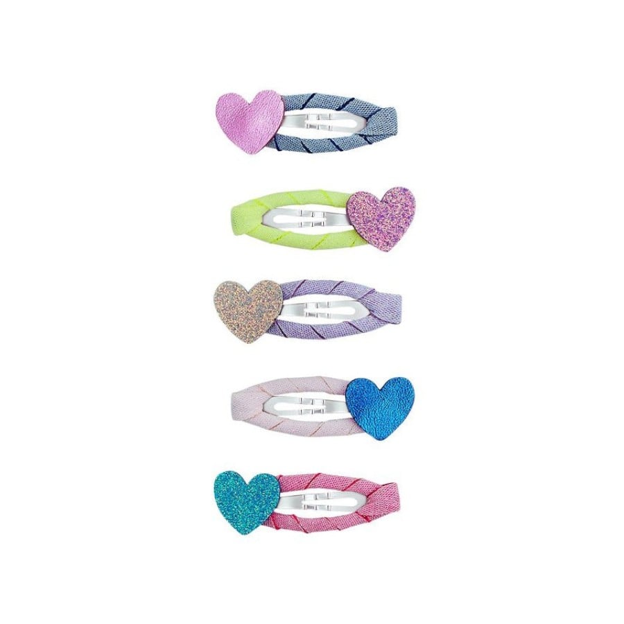 Παιδικά Κοκαλάκια Μαλλιών Mimi & Lula Happy Heart Mini Hair Clips 5τμχ.