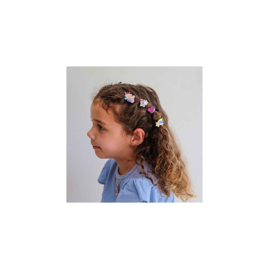 Παιδικά Λαστιχάκια Μαλλιών Mimi & Lula Unicornland Mini Hair Ties 8τμχ.