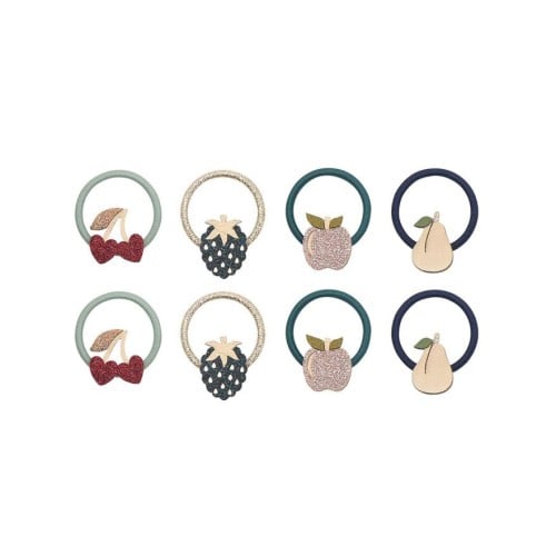 Παιδικά Λαστιχάκια Μαλλιών Mimi & Lula Winter Fruits Mini Hair Ties 8τμχ.