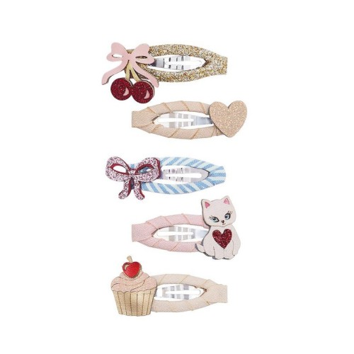 Παιδικά Κοκαλάκια Μαλλιών Mimi & Lula Kittybow Mini Hair Clips 5τμχ.