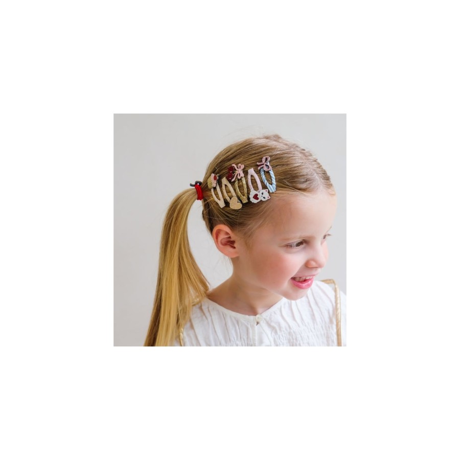 Παιδικά Κοκαλάκια Μαλλιών Mimi & Lula Kittybow Mini Hair Clips 5τμχ.