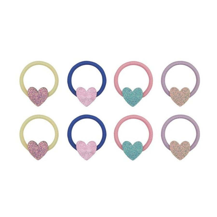 Παιδικά Λαστιχάκια Μαλλιών Mimi & Lula Happy Heart Mini Hair Ties 8τμχ.