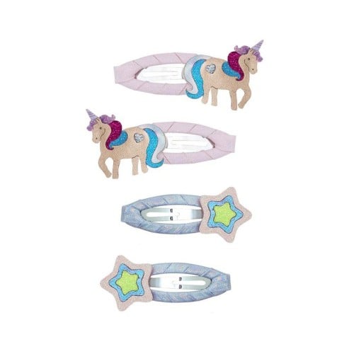 Παιδικά Κοκαλάκια Μαλλιών Mimi & Lula Magical Unicorn Hair Clips 4τμχ.
