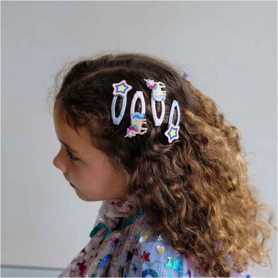 Παιδικά Κοκαλάκια Μαλλιών Mimi & Lula Magical Unicorn Hair Clips 4τμχ.