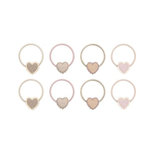 Παιδικά Λαστιχάκια Μαλλιών Mimi & Lula Happy Heart Mini Hair Ties 8τμχ.
