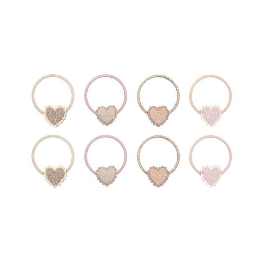 Παιδικά Λαστιχάκια Μαλλιών Mimi & Lula Happy Heart Mini Hair Ties 8τμχ.
