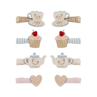 Παιδικά Κοκαλάκια Μαλλιών Mimi & Lula Afternoon Tea Salon Hair Clips 8τμχ.
