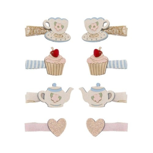 Παιδικά Κοκαλάκια Μαλλιών Mimi & Lula Afternoon Tea Salon Hair Clips 8τμχ.