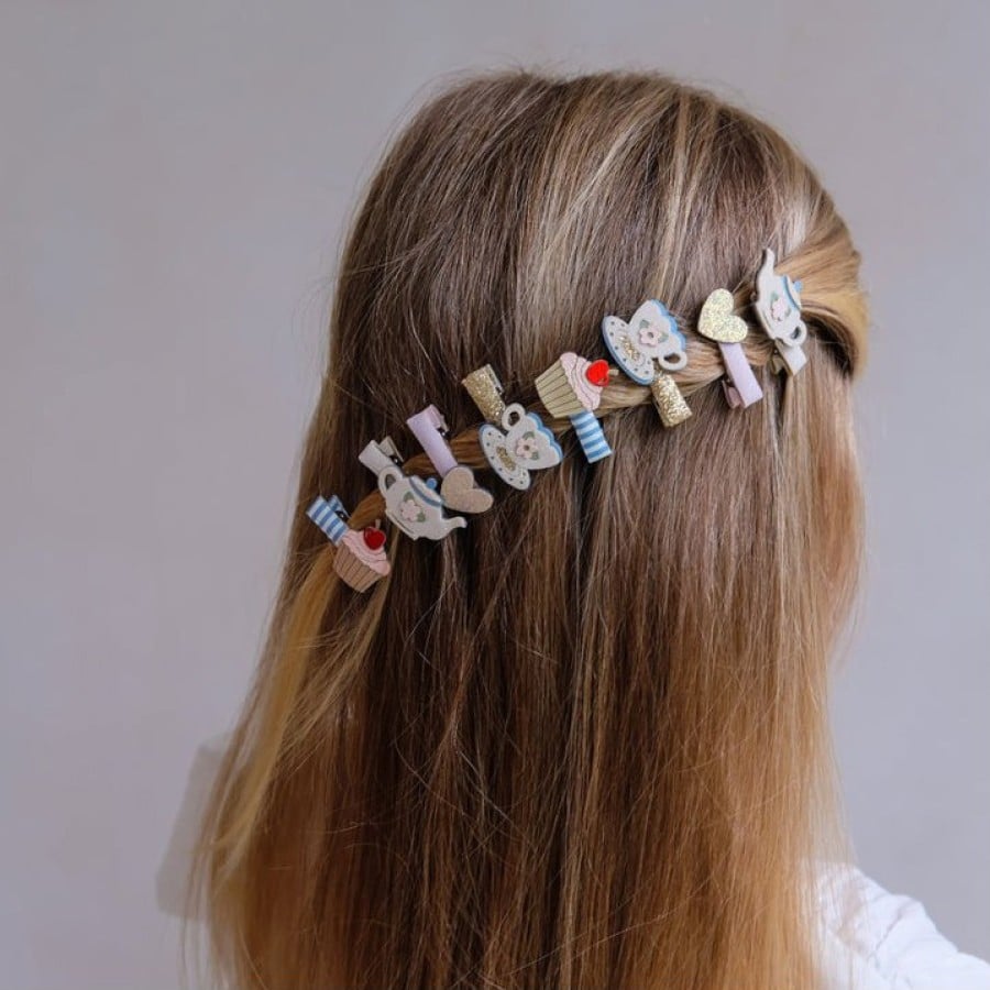 Παιδικά Κοκαλάκια Μαλλιών Mimi & Lula Afternoon Tea Salon Hair Clips 8τμχ.