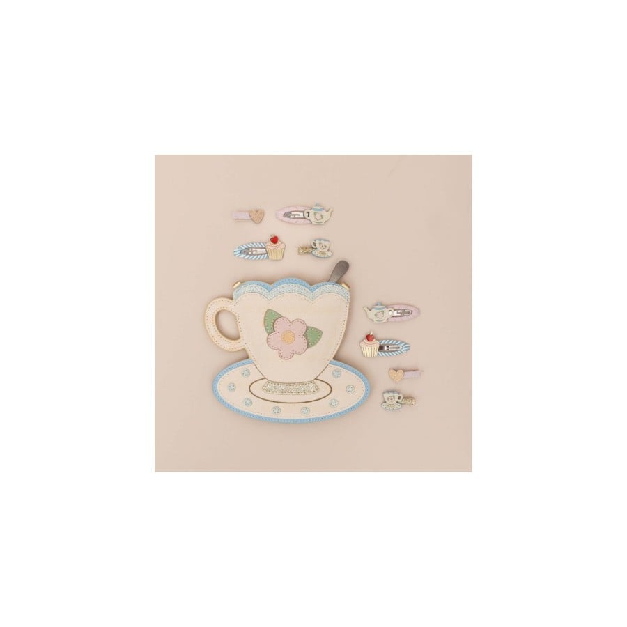 Παιδικά Κοκαλάκια Μαλλιών Mimi & Lula Afternoon Tea Salon Hair Clips 8τμχ.