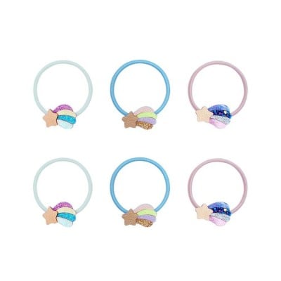 Παιδικά Λαστιχάκια Μαλλιών Mimi & Lula Shooting Star Hair Ties 6τμχ.