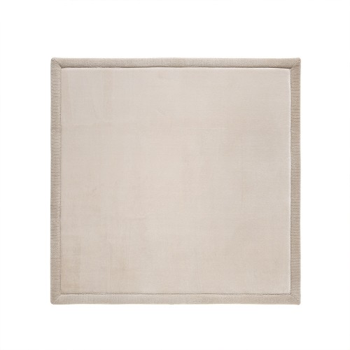 Χαλί με Premium Memory Foam Μπεζ 127x127x2.5εκ. Hakuna Matte