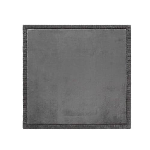 Χαλί με Premium Memory Foam Γκρι Σκούρο 127x127x2.5εκ. Hakuna Matte