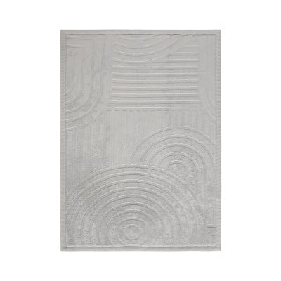 Χαλί 3D Καμάρες Γκρι με Premium Memory Foam 200x150x2.5εκ. Hakuna Matte